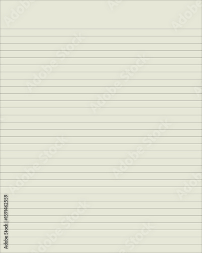 Clean simple lined paper, paper, sheet, letter, paper background. Vector. Notebook, writing paper, seamless, page, cloth, chart, school book, paper. graphic, design background. Simple paper.