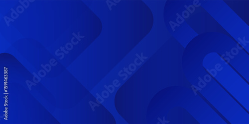 Abstract blue background with glowing geometric lines. Modern blue gradient square shape design. Futuristic technology concept. Suit for brochure, corporate, website, poster, banner, cover modern