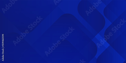 Abstract blue background with glowing geometric lines. Modern blue gradient square shape design. Futuristic technology concept. Suit for brochure, corporate, website, poster, banner, cover modern