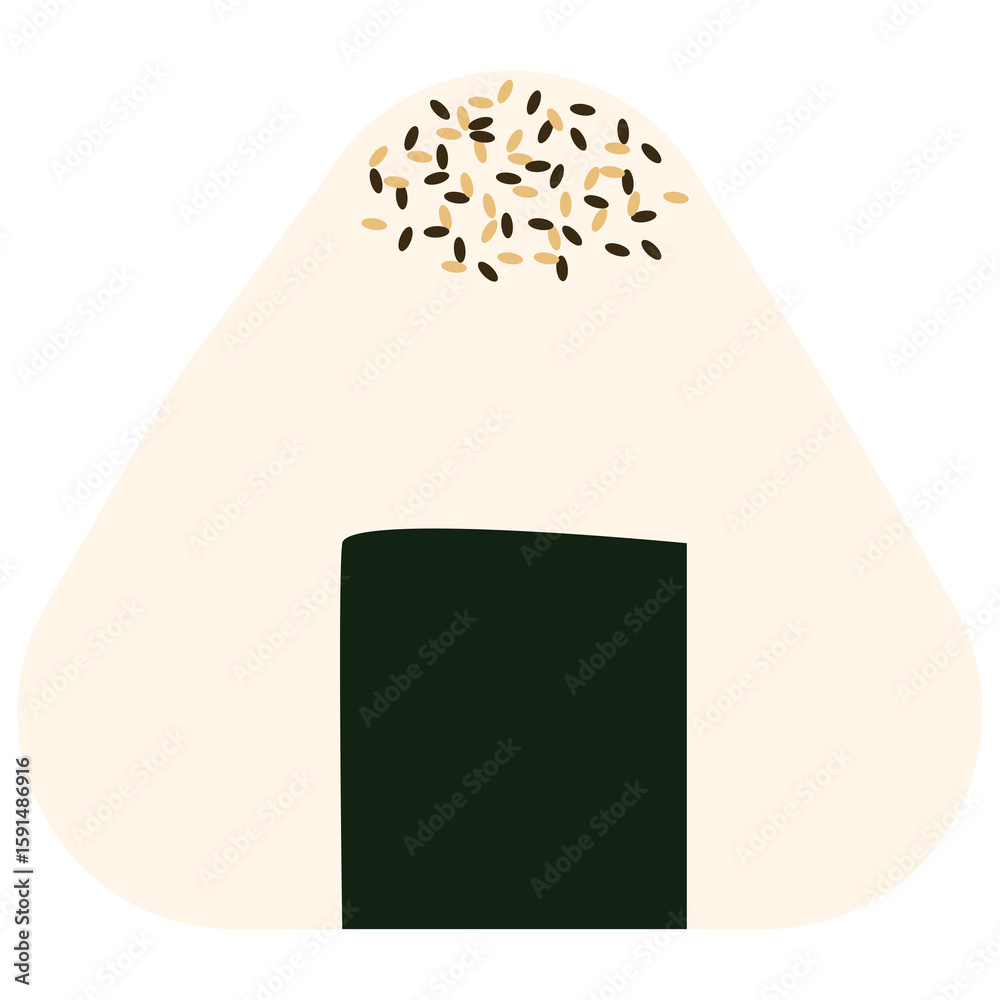 Fototapeta premium Onigiri japanese food