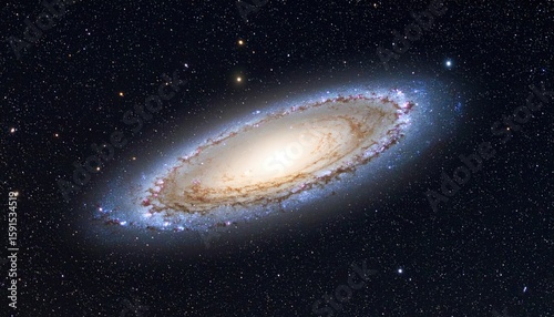Spiral galaxy in deep space (39)