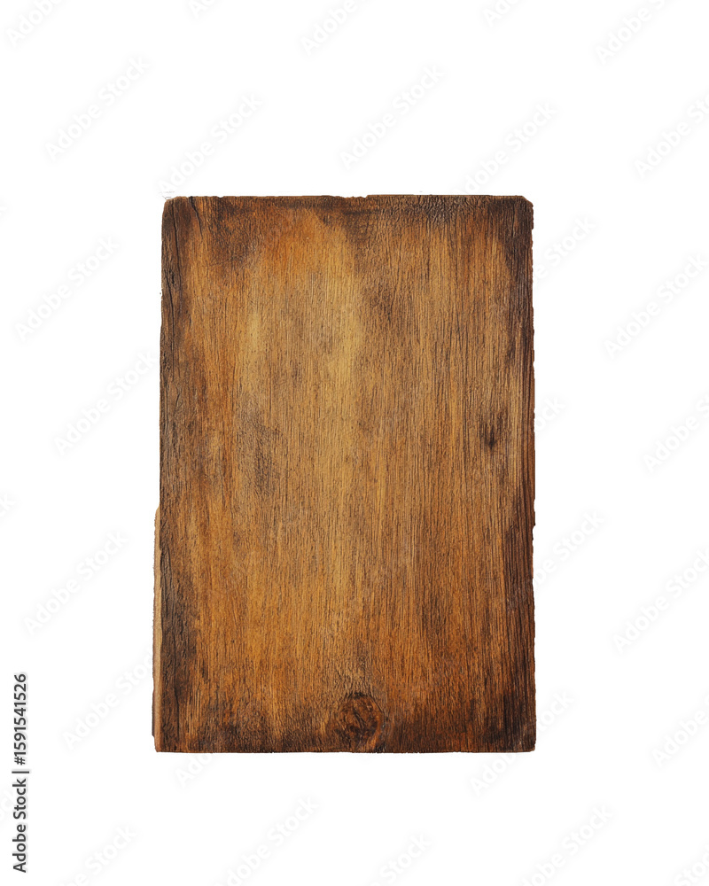Naklejka premium Rustic wooden board with natural grain texture