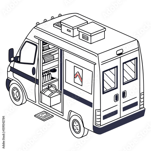Mobile Workshop Van service vehicle