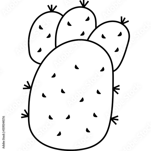 Cactus Outline
