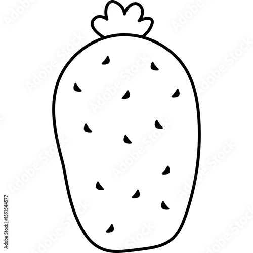 Cactus Outline
