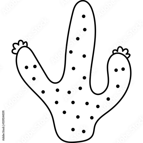 Cactus Outline
