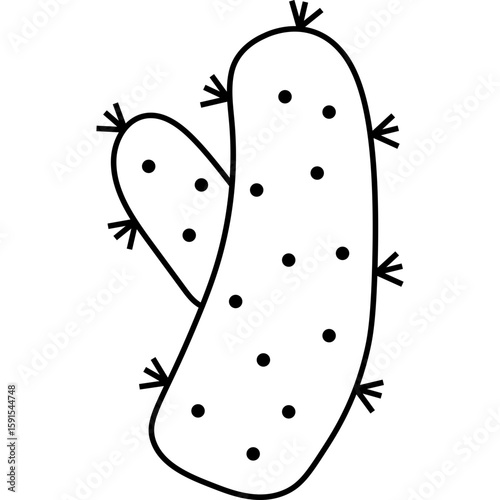 Cactus Outline
