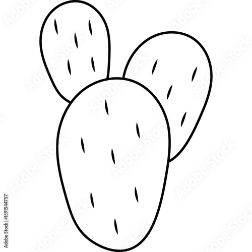Cactus Outline
