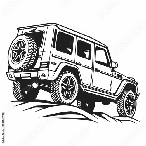 Rugged luxury off road vehicle luxury car all terrain