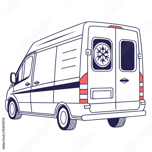 Refrigerated Van truck vehicle