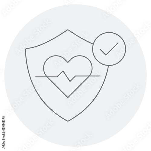 Life Insurance icon, Protect What Matters Most with Life Insurance, Secure Your Family’s Future Today, vector