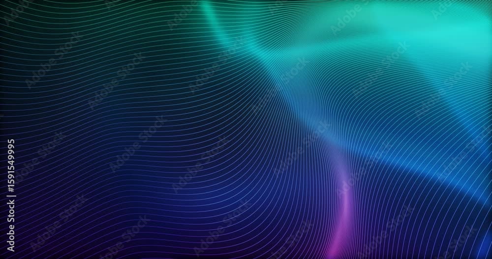 Glowing Technology Abstract in Blue and Red Futuristic Background