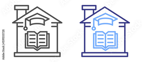 Home Education icon color