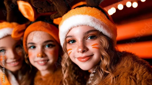 They are all smiling and enjoying the festive atmosphere. Joyful faces radiate happiness a vibrant scene of merrymaking and cheerful celebration permeates the air a spectacle of pure