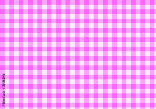 Pink gingham check pattern ピンク色のギンガムチェック柄