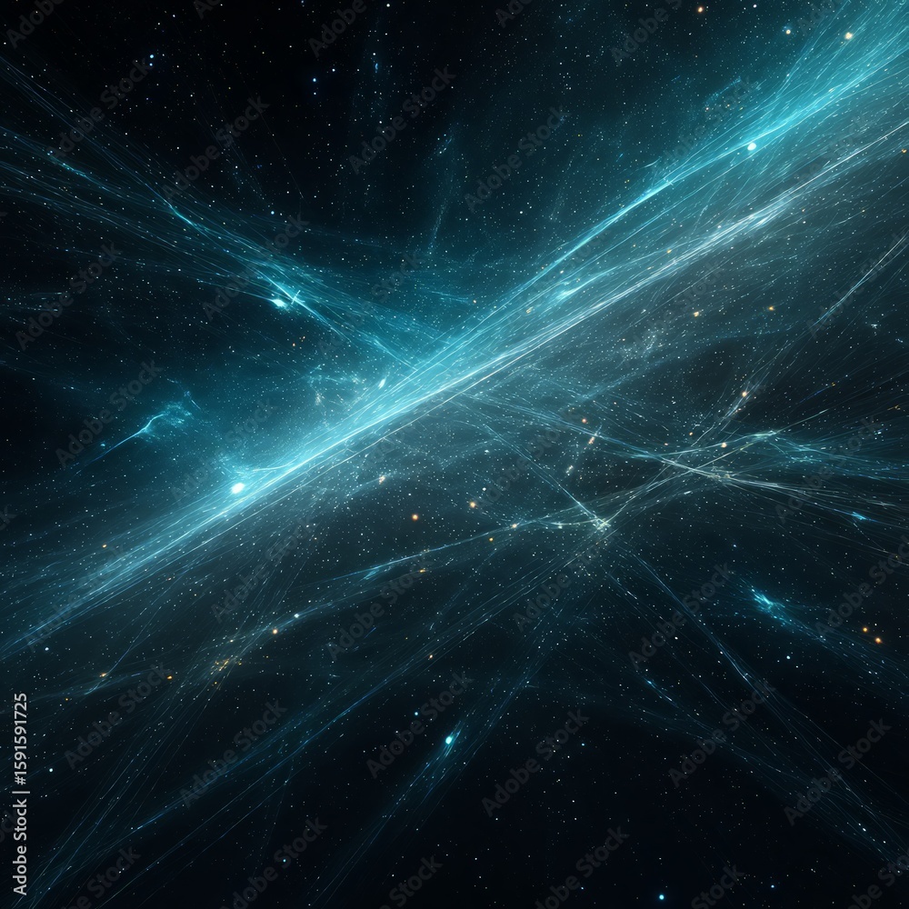 Fototapeta premium Abstract Colorful Space Background Design