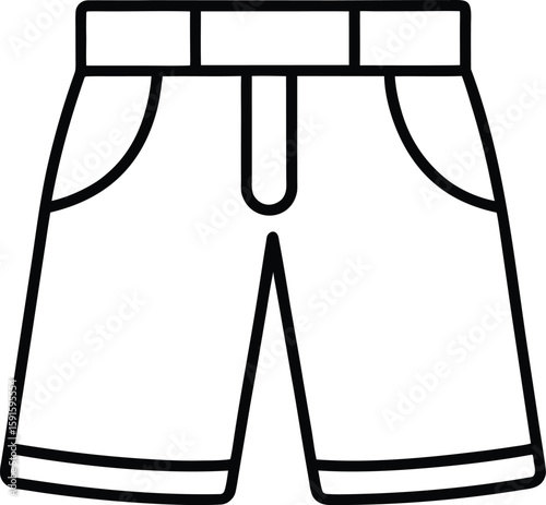 shorts pant icon vector illustration