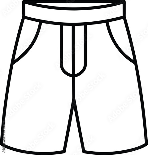 shorts pant icon vector illustration