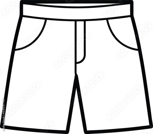 shorts pant icon vector illustration