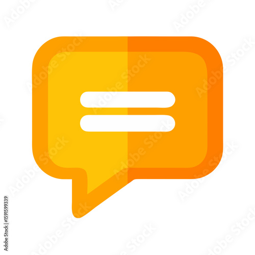 Modern Business Color Chat Bubble Icon