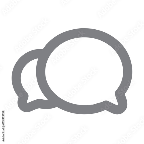 Modern Business Color Chat Bubble Icon