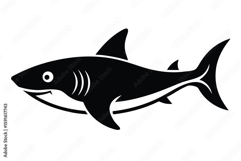 shark vector icon shark vector icon