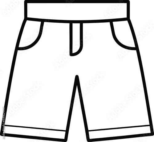 Short Pants Vector Art Icons and Graphics