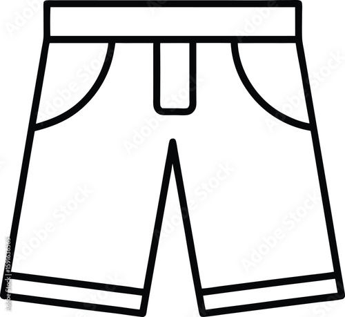 Half Pant Vector Art Icons and Graphics