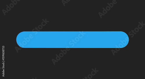 Blue horizontal bar element for user interface design