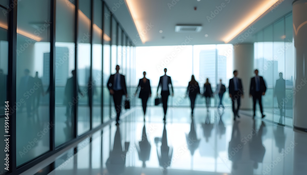 Fototapeta premium Executive Workspace Success Career Productivity Management Workplace Interior 