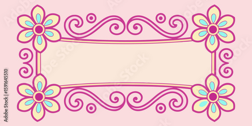 Decorative textbox frames with ornamental borders