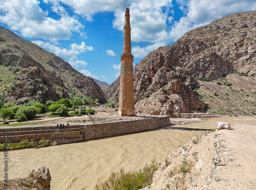 Jam, Afghanistan - one of the most mystical attractions in Afghanistan, the Minaret of Jam stands isolated in a remote and nearly inaccessible valley of the Shahrak District