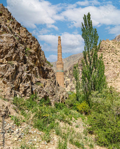 Jam, Afghanistan - one of the most mystical attractions in Afghanistan, the Minaret of Jam stands isolated in a remote and nearly inaccessible valley of the Shahrak District