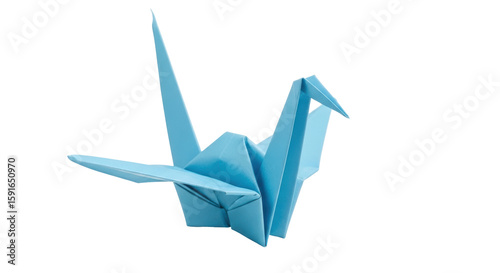 Isolated Origami Crane