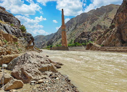 Jam, Afghanistan - one of the most mystical attractions in Afghanistan, the Minaret of Jam stands isolated in a remote and nearly inaccessible valley of the Shahrak District