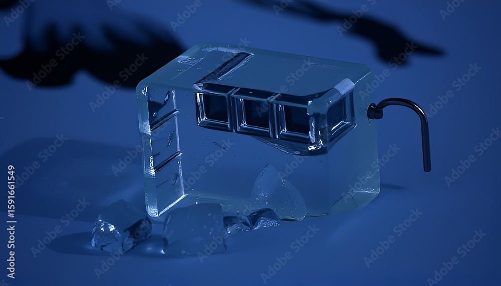 Fototapeta premium Ice Blocking