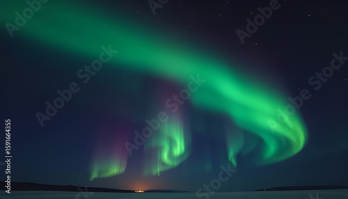 Northern Lights The mesmerizing display of the aurora borealis d