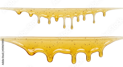 Isolated Honey Drip