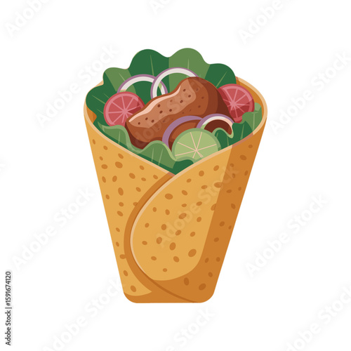 wrapped tortilla