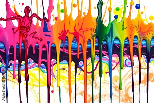 Melted Crayon Art Colorful designs made by melting crayons and a
