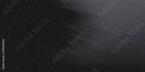 Monochrome abstract metallic dark background with noise