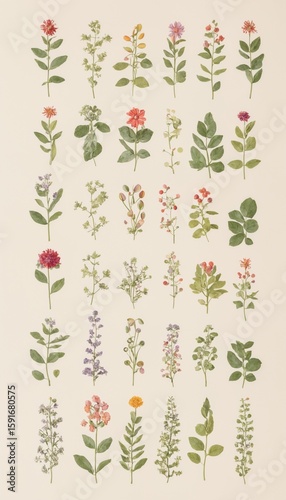 Bright Plant Flower Vector