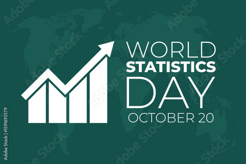 National Statistics Day. Creative concept Design. Vector
