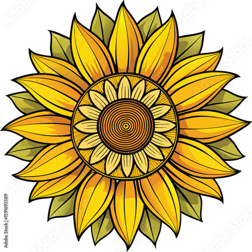 Captivating Bellflower A vector Illustration of a Serene Blue Floral Design 