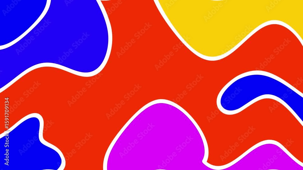 Abstract colorful shapes with flowing lines (2) Abstract colorful shapes with flowing lines (2)