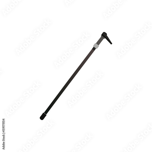 Vector art of a medical otoscope used for ear examinations in healthcare