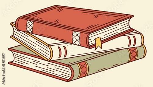 stack of books