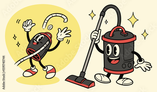 A robot of  vacuum cleaner