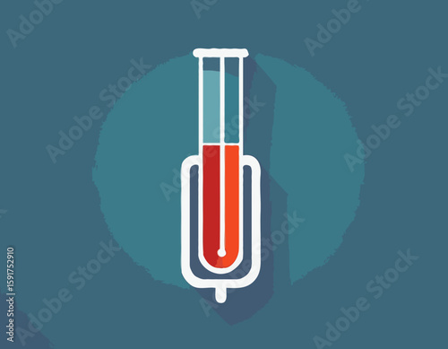 Platelet rich plasma blood test tube icon