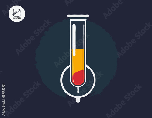 Platelet rich plasma blood test tube icon